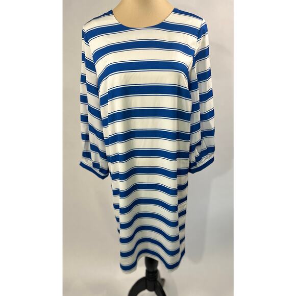 NWT Rosie Pope XS Maternity Dress Keri Dress King George Blue Stripe Classic - Picture 1 of 16